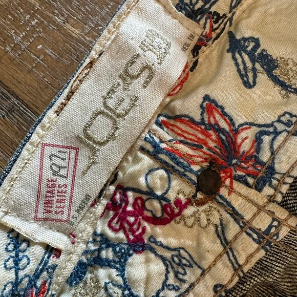 JOE'S JEANS BOOTCUT WOMEN’S 32 BLUE VINTAGE SERIES DISTRESSED MADE IN USA - Picture 7 of 9